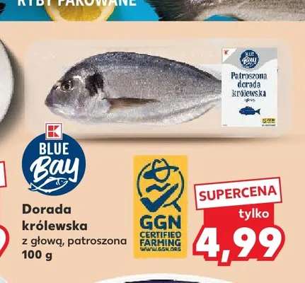Dorada królewska z głową patroszona Blue Bay promocja w Kaufland