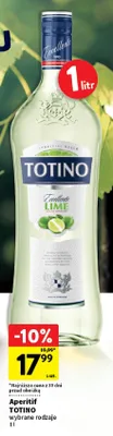 Aperitif Totino Eccellente Lime promocja w Intermarche