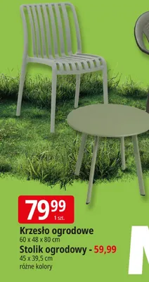 Krzesło ogrodowe promocja w Leclerc