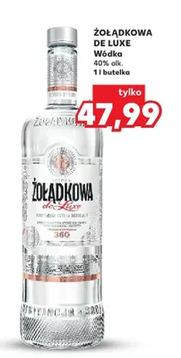 Wódka de luxe 40% alk. promocja w Kaufland