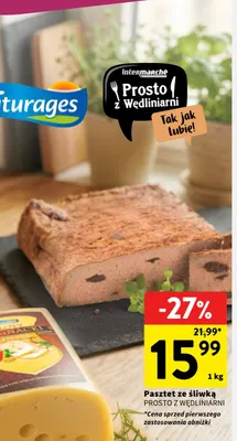 Pasztet ze śliwką Prosto z Wędliniarni promocja w Intermarche
