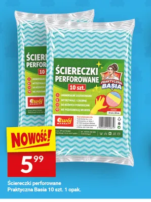 Ściereczki perforowane Praktyczna Basia promocja w Twój Market