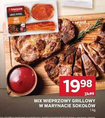 Mix wieprzowy grillowy w marynacie Sokołów promocja w Stokrotka