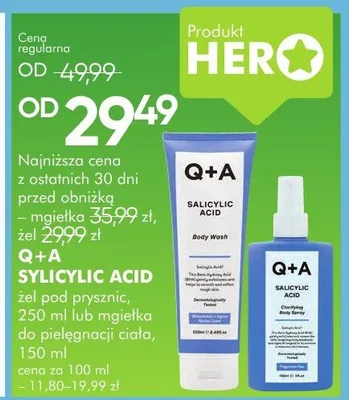 Żel pod prysznic lub mgiełka do pielęgnacji ciała promocja w Super-Pharm