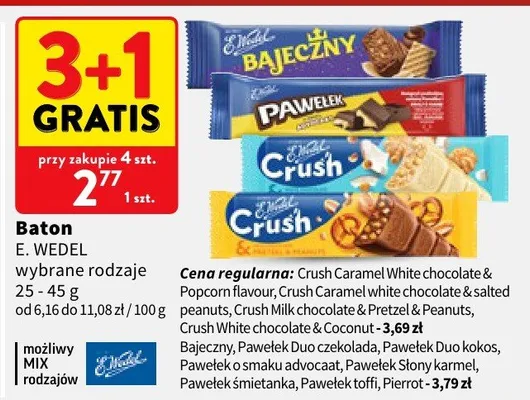 Baton E.Wedel promocja w Intermarche