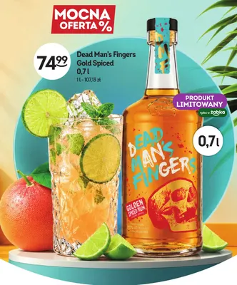 Rum Dead Man's Fingers Gold Spiced promocja w Żabka