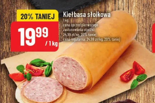 Kiełbasa słoikowa promocja w POLOmarket