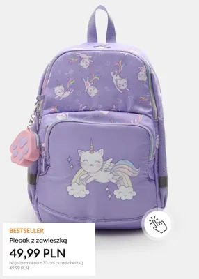 Plecak z zawieszką Sinsay promocja w Sinsay