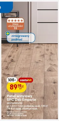 Panel winylowy SPC Dąb Emporia promocja w Castorama