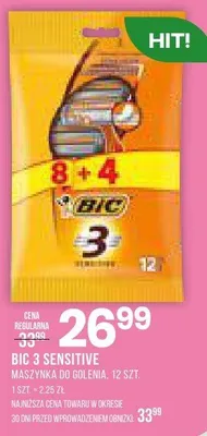 Maszynka do golenia, 12 szt. promocja w Drogerie Natura