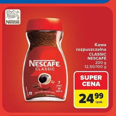 Kawa rozpuszczalna Nescafé Classic promocja w Carrefour