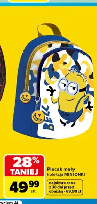 Plecak mały Minionki promocja w Carrefour