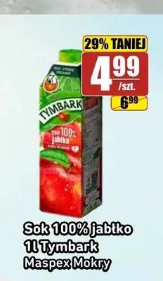 Sok 100% jabłko Tymbark promocja w API Market
