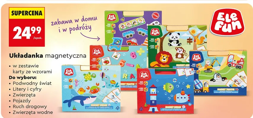 Układanka magnetyczna promocja w Biedronka