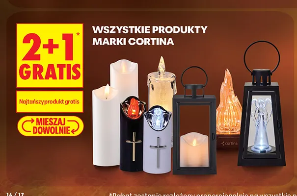 Produkty marki Cortina promocja w Biedronka