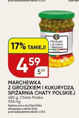 Marchewka z groszkiem i kukurydzą Spiżarnia Chaty Polskiej promocja w Chata Polska