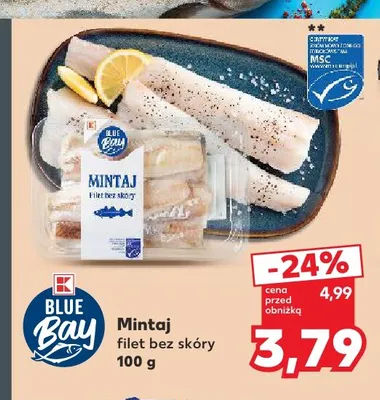 Mintaj filet bez skóry Blue Bay promocja w Kaufland