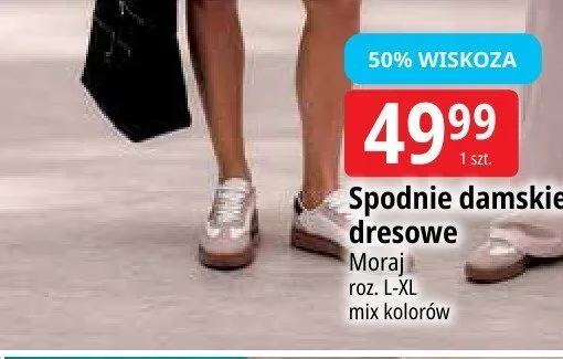 Spodnie damskie dresowe Moraj promocja w Leclerc