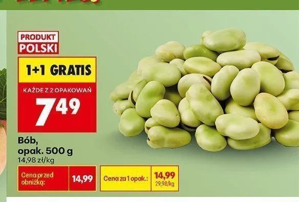 Bób promocja w Biedronka