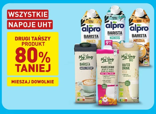 Napój UHT Bio migdałowy My Vay promocja w Aldi