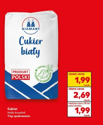 Cukier biały kryształ promocja w Kaufland