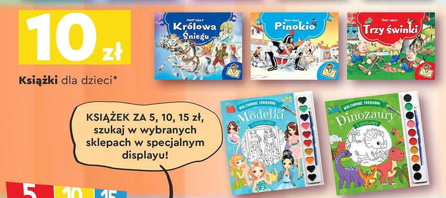 Książki dla dzieci promocja w Biedronka