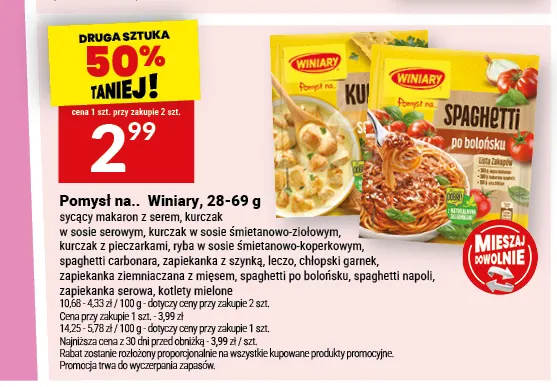 Pomysł na ryba w sosie śmietanowo-koperkowym Winiary promocja w Twój Market