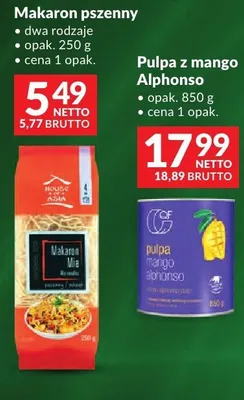 Makaron pszenny House of Asia dwa rodzaje promocja w Makro