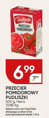 Przecier pomidorowy promocja w Chata Polska