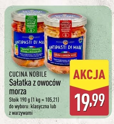 Sałatka z owoców morza Cucina Nobile promocja w Aldi
