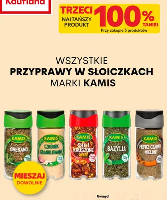 Przyprawy w słoiczkach Kamis promocja w Kaufland