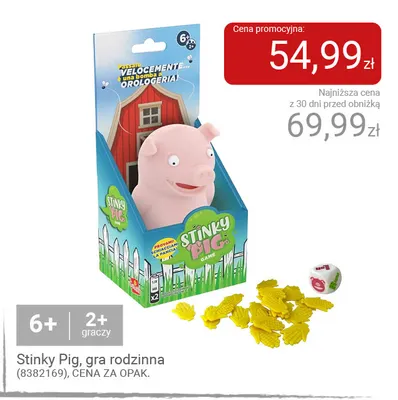 Stinky Pig gra rodzinna promocja w Smyk