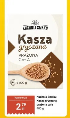 Kasza gryczana prażona cała Kuchnia Smaku promocja w Dino
