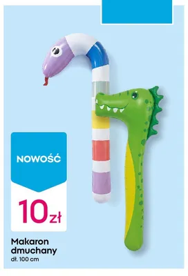 Makaron dmuchany dł. 100cm promocja w Pepco