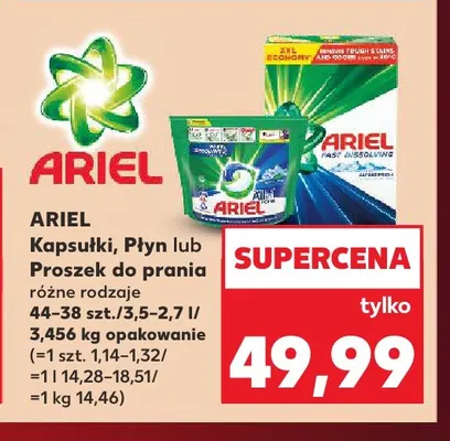Proszek do prania Ariel promocja w Kaufland