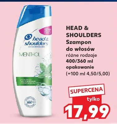 Szampon do włosów różne rodzaje promocja w Kaufland