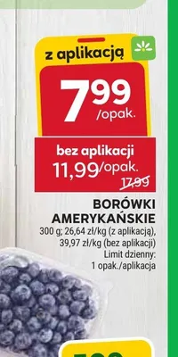 Borówki amerykańskie promocja w Stokrotka