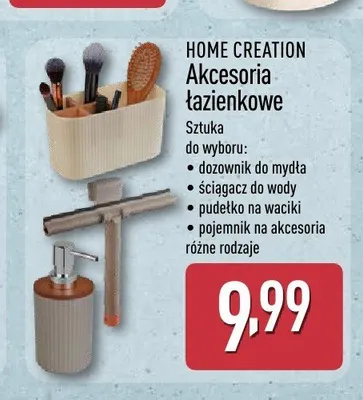 Akcesoria łazienkowe HOME CREATION promocja w Aldi