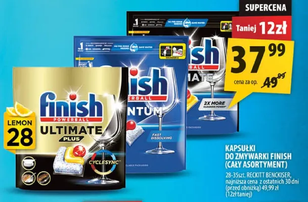 Kapsułki do zmywarki Finish promocja w Arhelan