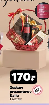 Zestaw prezentowy Dalia promocja w Netto