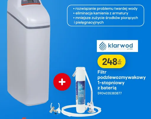Filtr podzlewozmywakowy 1-stopniowy z baterią promocja w Castorama
