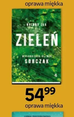 Książka Zieleń Małgorzata Oliwia Sobczak oprawa miękka promocja w Empik