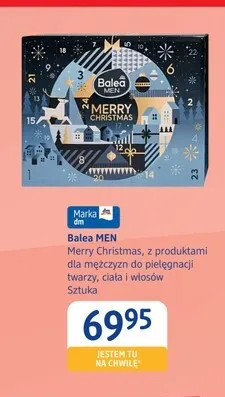 Kalendarz adwentowy Merry Christmas Balea MEN promocja w Drogerie DM