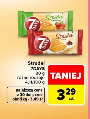 Strudel 7Days promocja w Carrefour