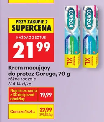 Krem mocujący do protez różne rodzaje promocja w Biedronka