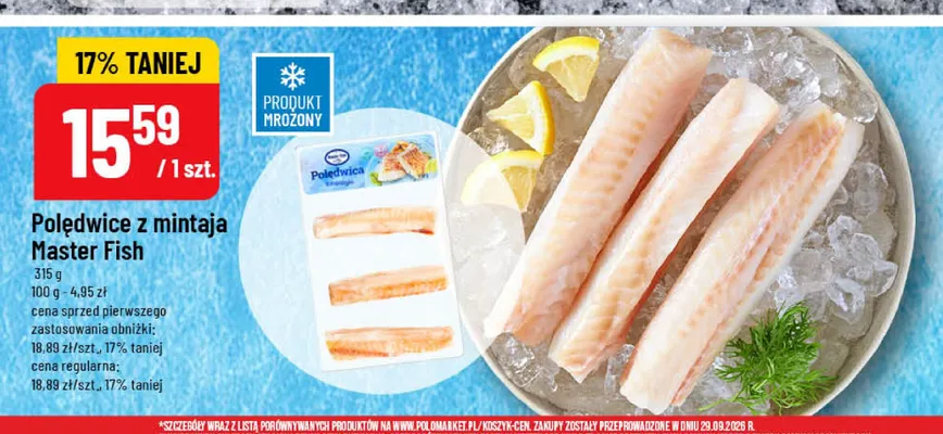 Polędwice z mintaja Master Fish promocja w POLOmarket