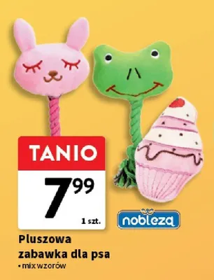 Pluszowa zabawka dla psa Nobleza promocja w Intermarche