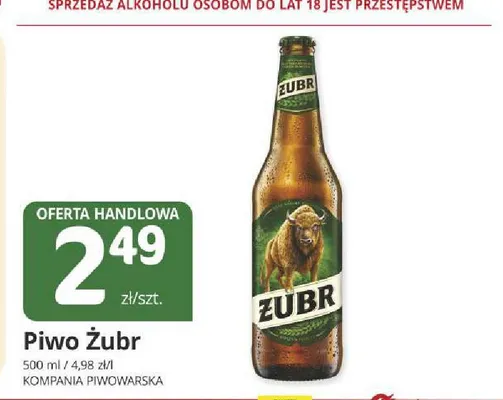 Piwo Żubr promocja w Marketvita