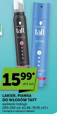 Lakier, pianka do włosów Taft promocja w Groszek