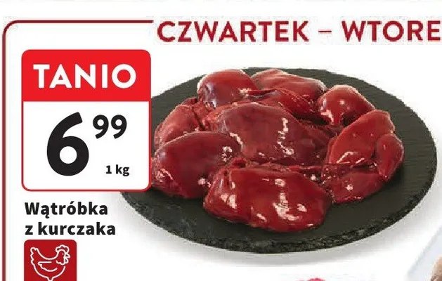Wątróbka z kurczaka Intermarche promocja w Intermarche